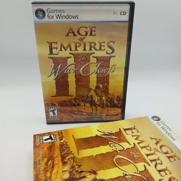 Age of Empires III War Chiefs Expansion Pack 2006 Booklet & Product Key Included - Picture 2 of 6